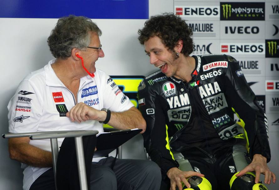 Rossi e Burgess tornano insieme nel 2013, quando Valentino sceglie nuovamente Yamaha. Lapresse